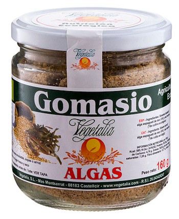 Vegetalia Gomasio Bio Algas 160g Vegetalia