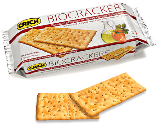 Crich Biocrackers de tomate y oregano 250gr Crich