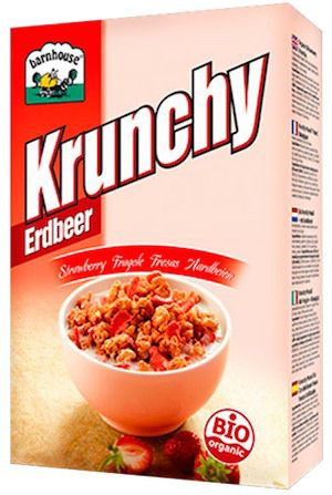Barnhouse Muesli Krunchy Fresas Bio 375g Barnhouse