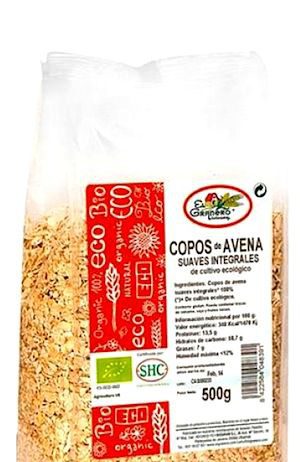 El Granero Integral Copos Avena Suaves Integrales Bio 500g Granero Integral
