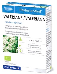 Pileje Phytostandard Valeriana Bio 20 cápsulas vegetales Pileje