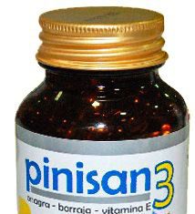 Pinisan 3 Onagra, Borraja y Vitamina E 120 perlas Pinisan