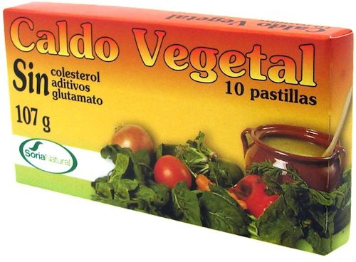 Soria Natural Caldo Vegetal 10 pastillas Soria Natural