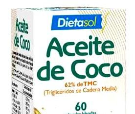 Ynsadiet Aceite de Coco 1000mg 60 perlas Ynsadiet
