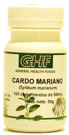 GHF Cardo Mariano 500mg 100 comprimidos GHF
