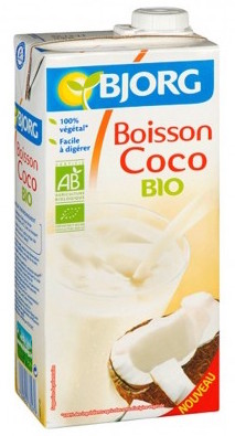 Bjorg Leche de Coco Bio. Pack de 12 briks de 1litro Bjorg