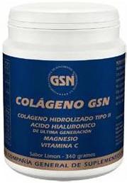GSN Colágeno con Ácido Hialurónico sabor limón 340g GSN