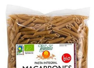 Vegetalia Macarrones Integrales Bio 500g Vegetalia