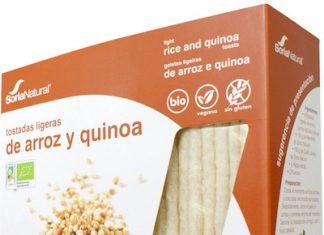 Soria Natural Tostadas Ligeras de Arroz y Quinoa 25 unidades Soria Natural