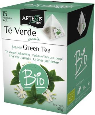 Artemis Té Verde Jazmin Bio 15 pirámides Artemis
