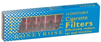 Honeyrose filtros de tabaco natural. Caja de 10 filtros Honeyrose