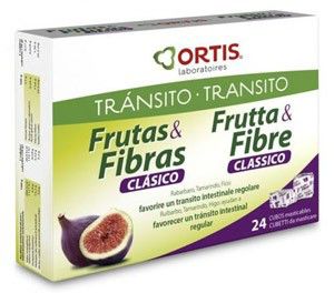 Ortis Frutas y Fibras Clásico 24 cubitos Ortis