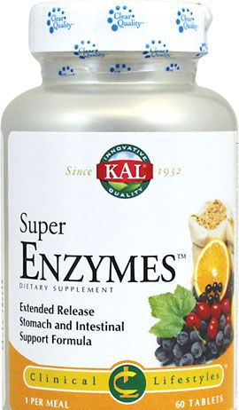 KAL Super Enzymes 60 comprimidos KAL
