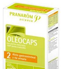 Pranarom Oleocaps 2 Alivio Gastrointestinal y Vía Urinaria 30 cápsulas Pranarom